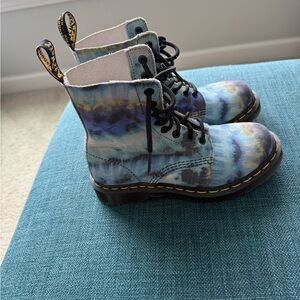 Dr. Martens Multicolor Tie-Dye Boots